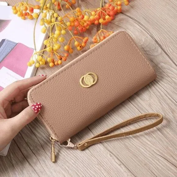 Ladies Khaki Ladies Casual Wallet  - Picture 2 of 2